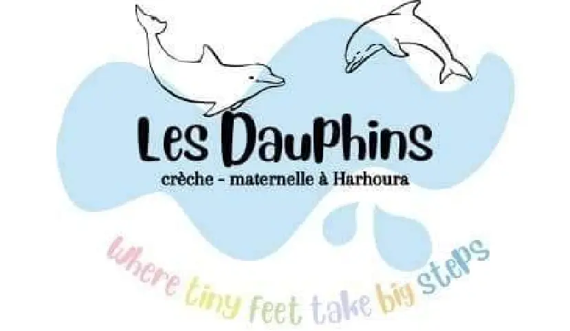 Logo Les Dauphins Harhoura – Community management et publicité Facebook pour crèche maternelle à Temara