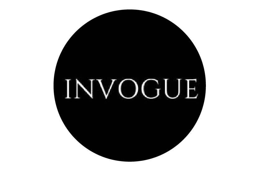 Logo INVOGUE – Communication digitale complète pour salon de beauté à rabat